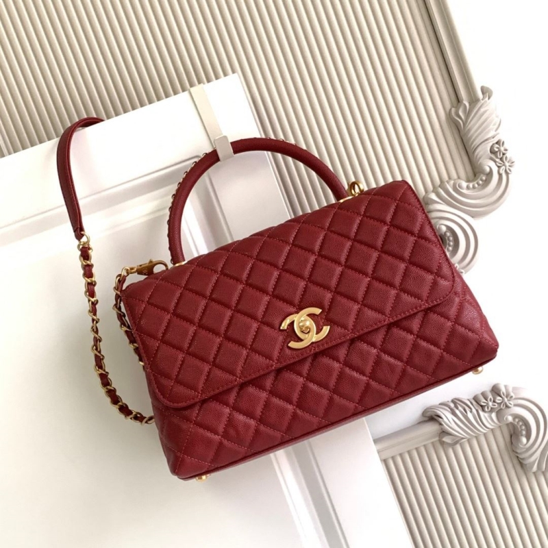 Ch**el top handle bags